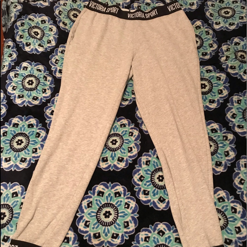 Victoria Secret Victoria Sport Logo Fleece Joggers